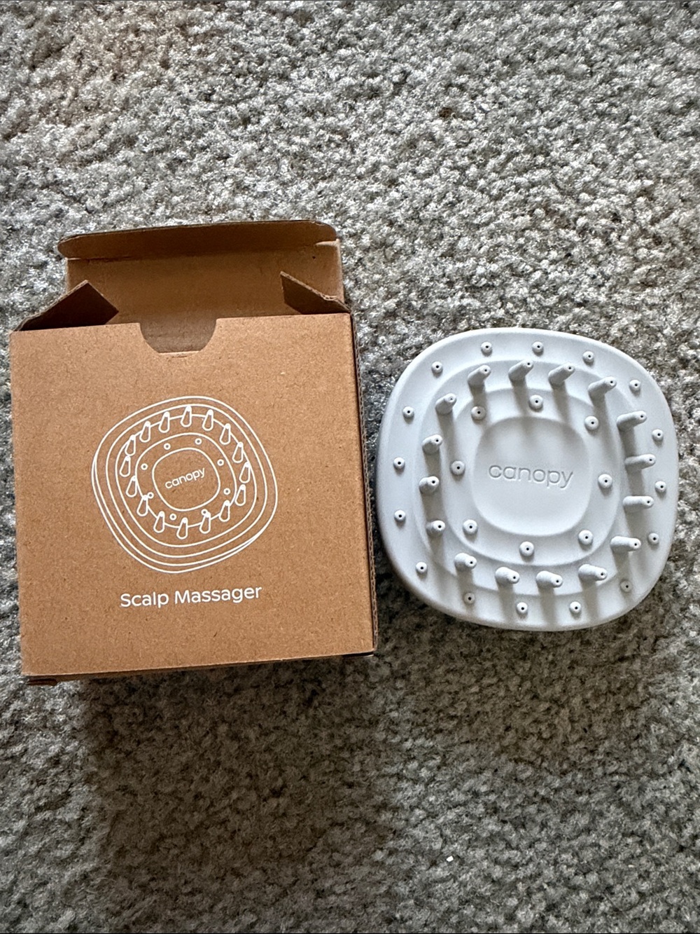 Canopy Scalp Massager - Grey